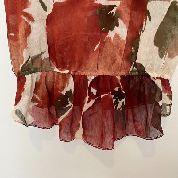 NWT Abercrombie & Fitch Floral Lace Cami Top - Picture 3 of 10